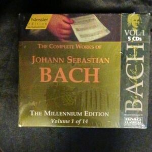 Bach Complete Works Millennium Edition Vol 1/14 • 5 CD Set • NEW Sealed Hänssler